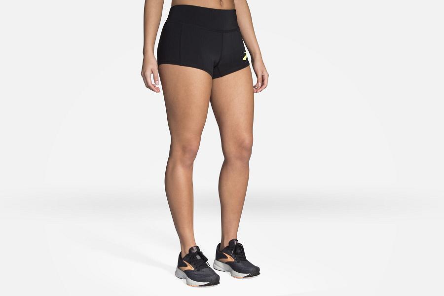 Brooks Elite 2 Women Bottoms & Running Short Black ZDO960548